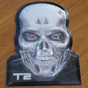 Loot Crate Exclusive Terminator T2 Metal Print Dystopia 2016 NWOT